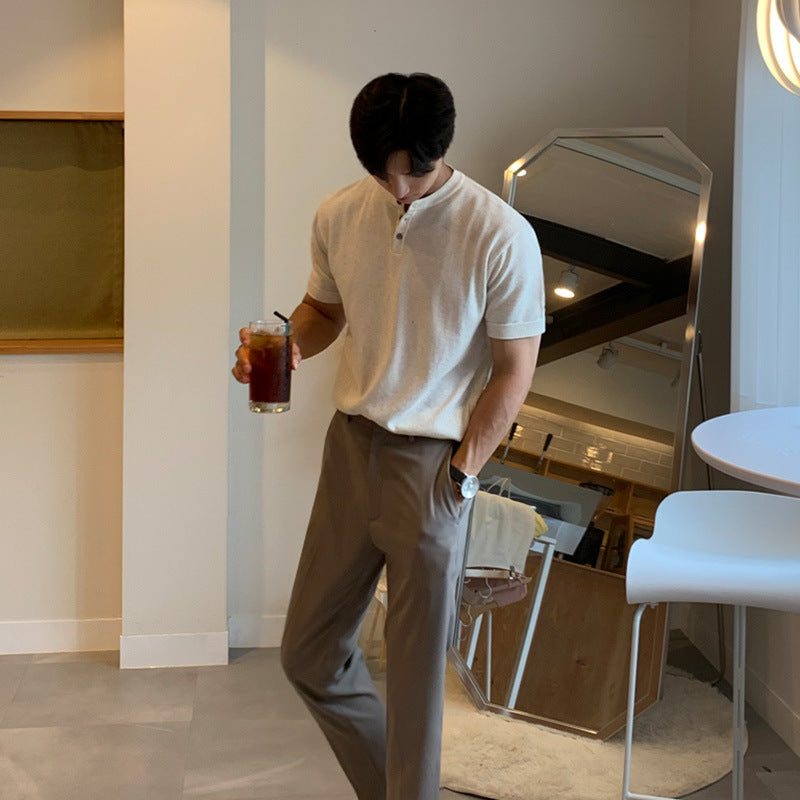 Fiji | Short Sleeve Top and Elastic Waist Trousers Set