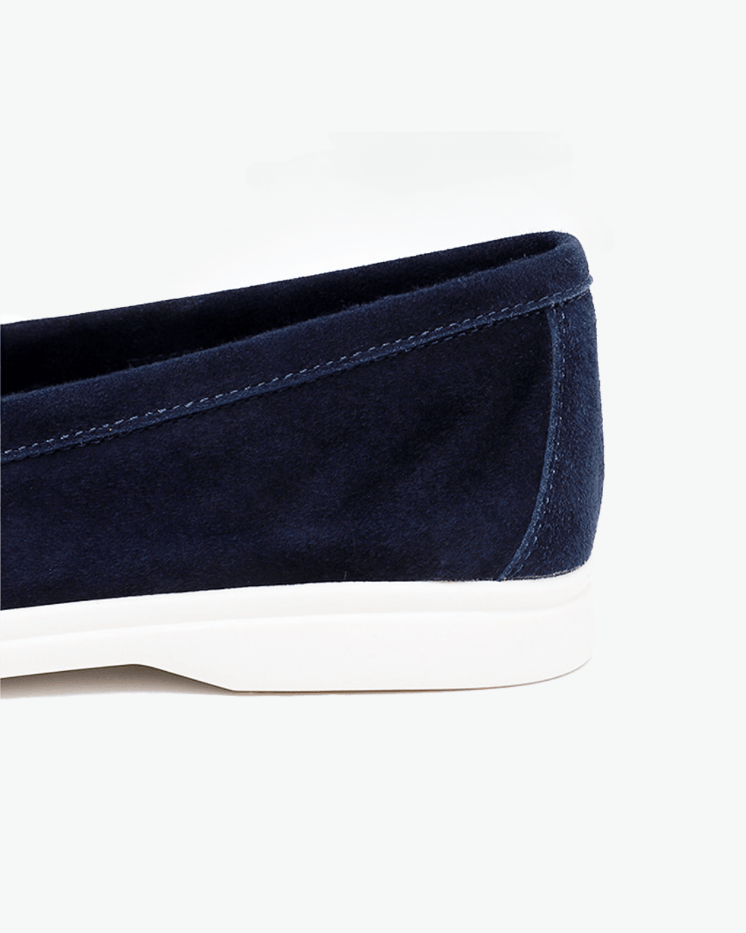 Navy Zip Sweater with Black Trousers and Loafers