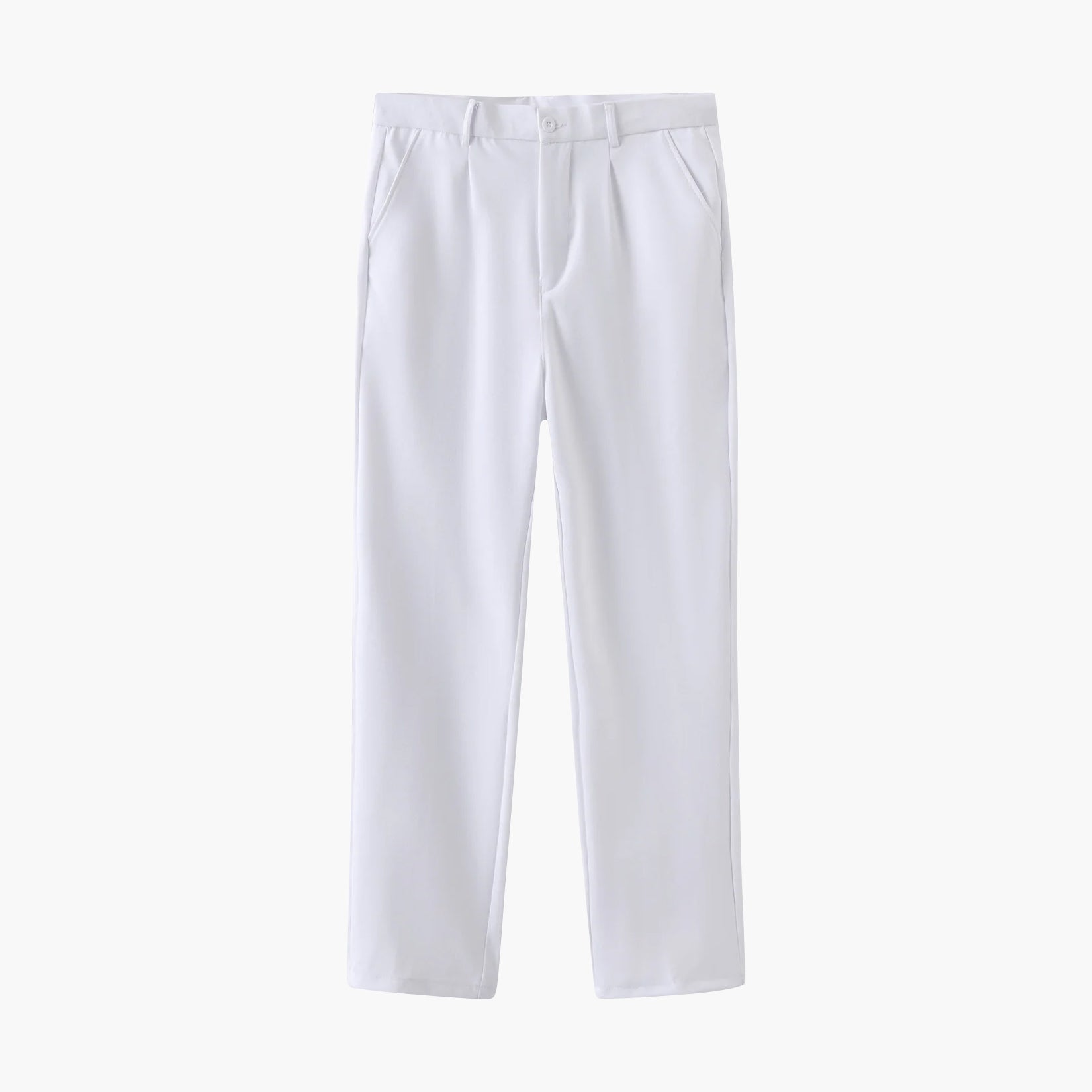 Riviera Stroll | Cable Knit Sweater and White Trousers Set