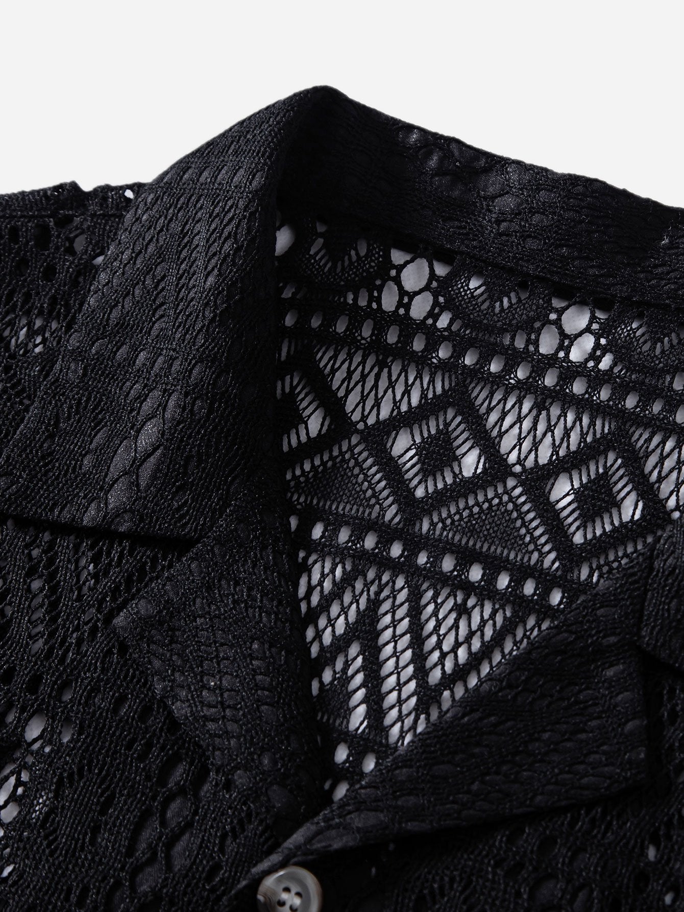 Saba | Crochet Shirt and Cotton-Linen Trousers Set