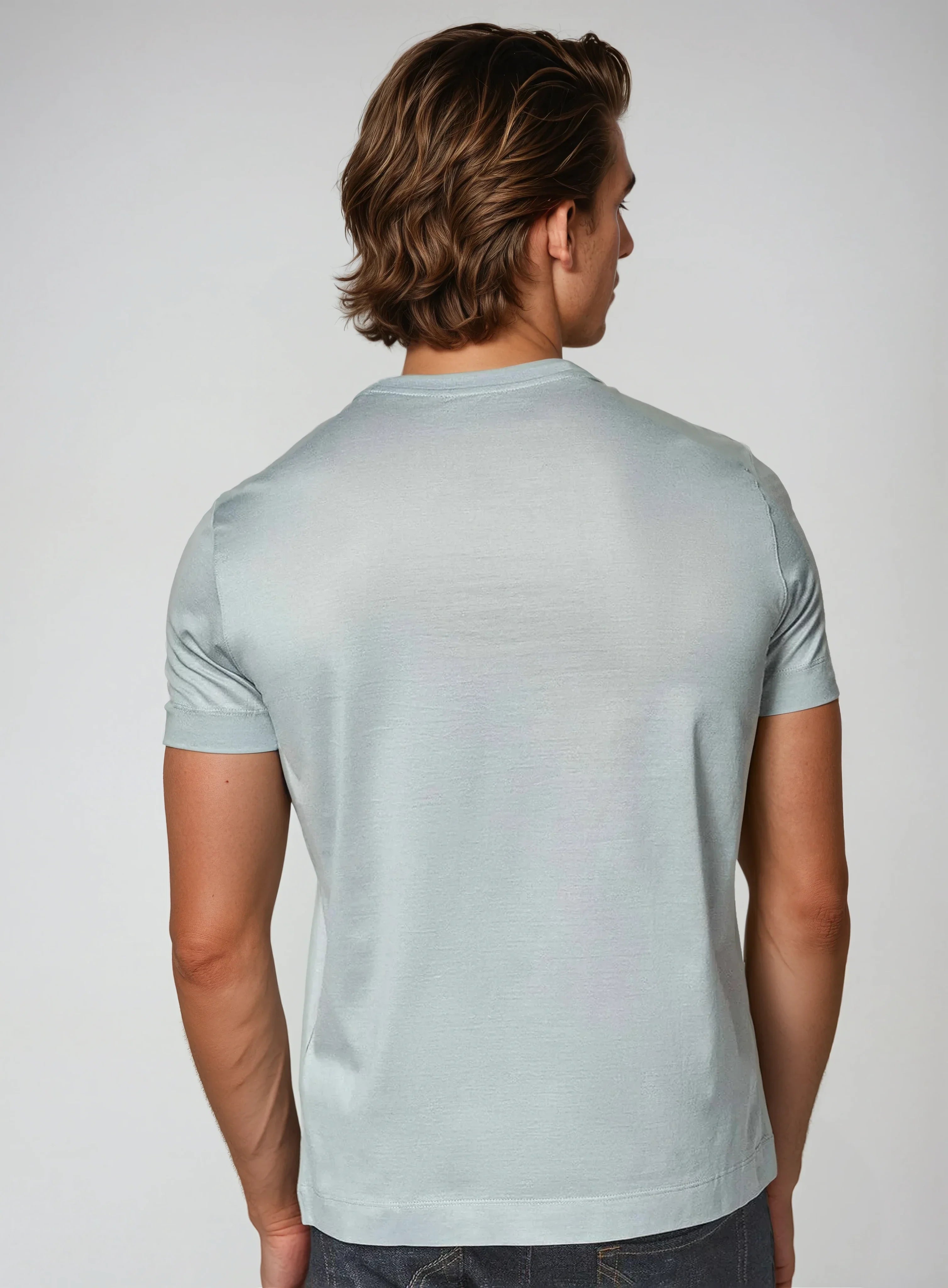 Signature Supima T-shirt – Light Grey