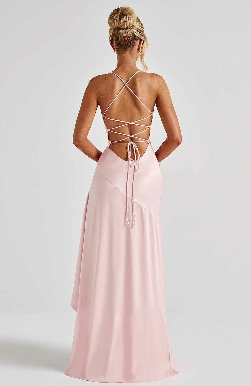 Women's Asymmetric Maxi Dress with Side Split