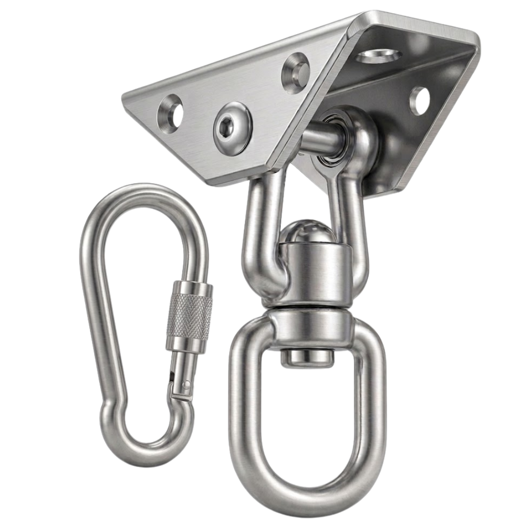 360° Rotating Hammock Hanging Kit with 1200 lb Weight Capacity
