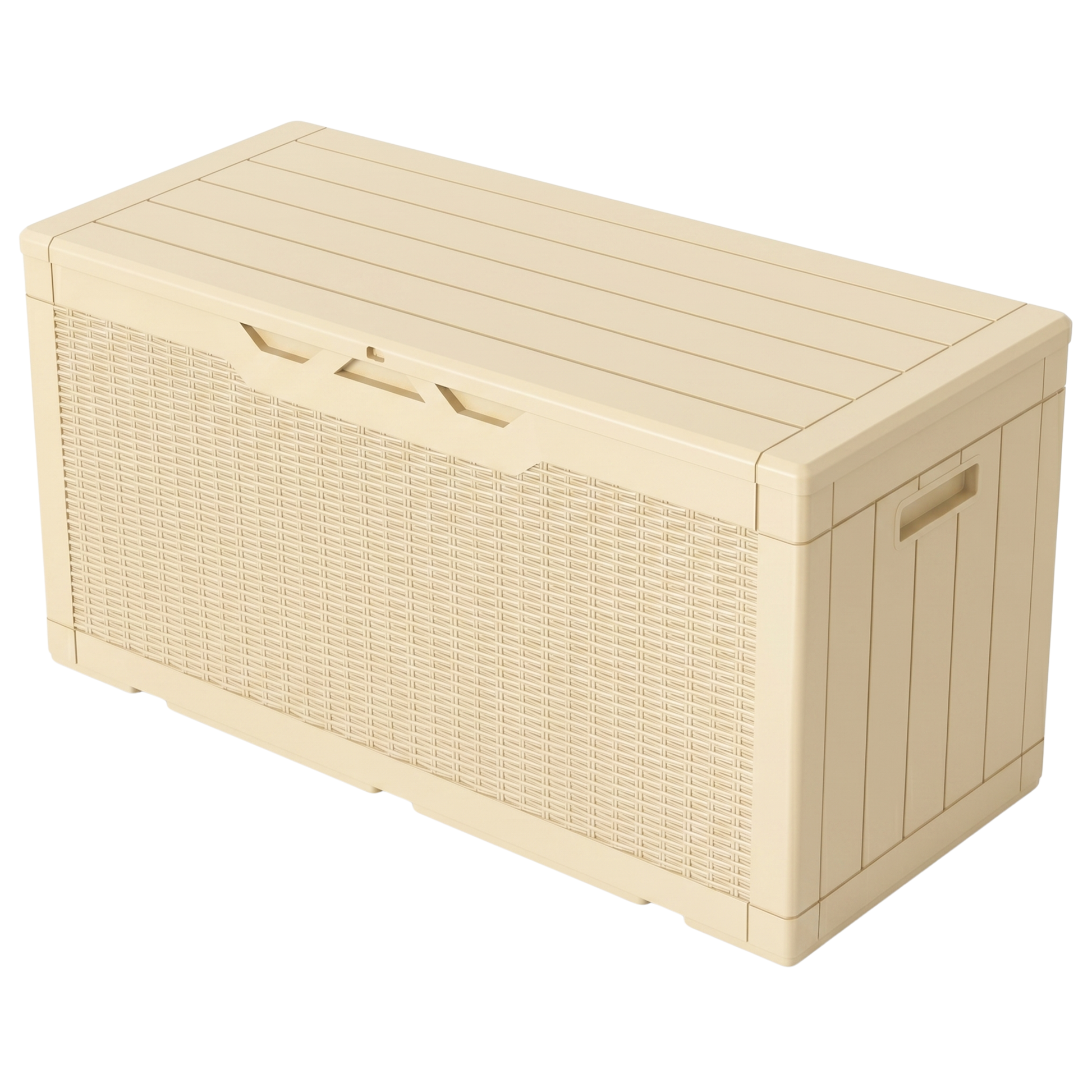 378.5 L Deck Storage Box with Hydraulic Lid and Side Handles