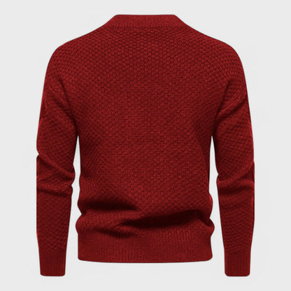 Classic Men's Sweater with Long Sleeves