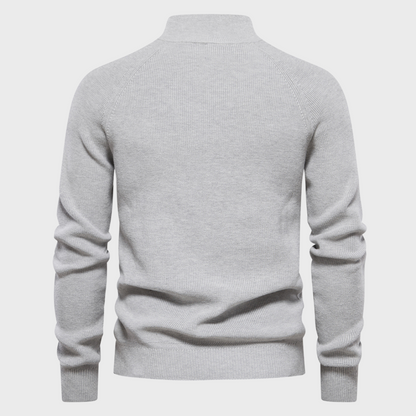 Grey Half Zip For Men