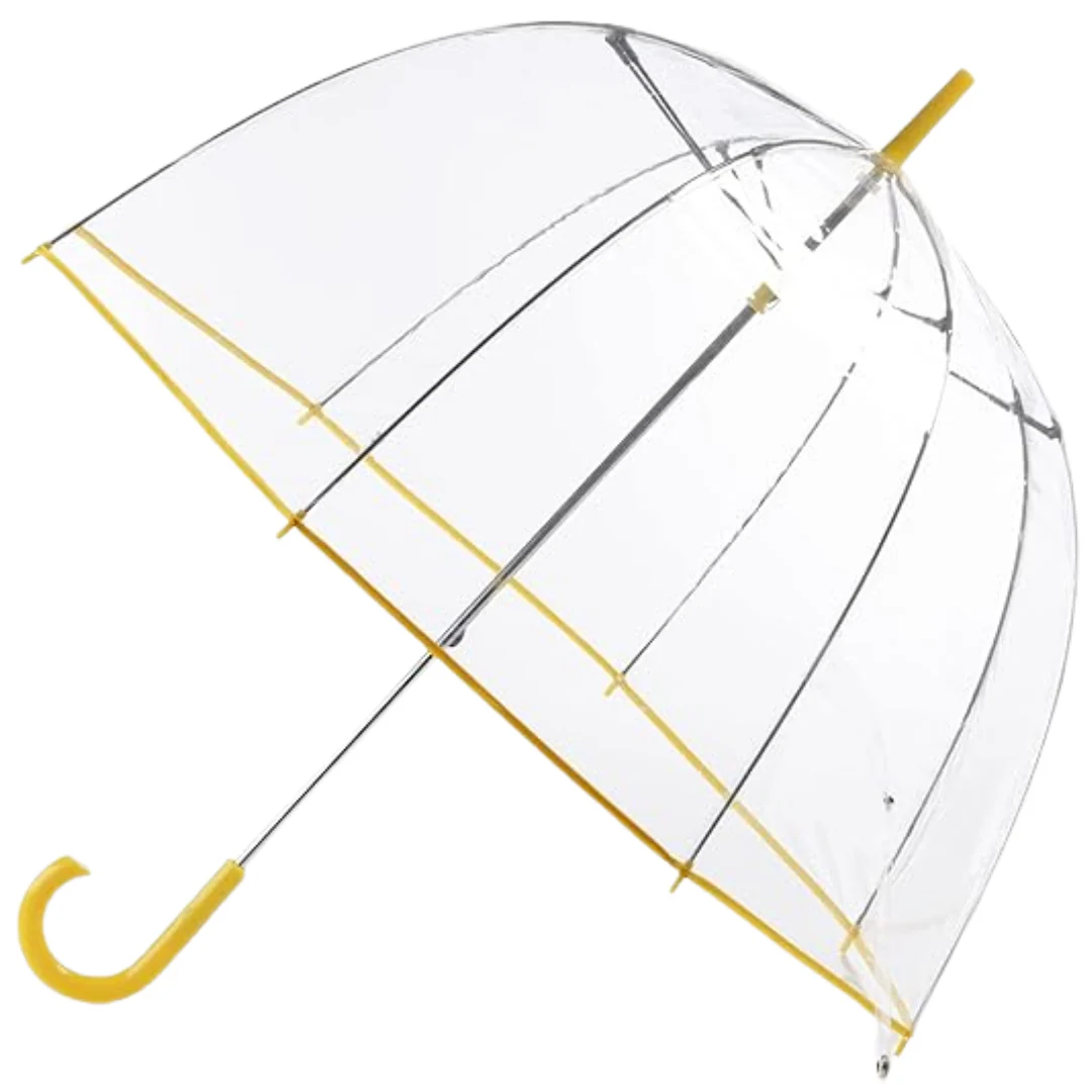 Adult Bubble Umbrella with Clear Dome Canopy for Outdoor Rain Use