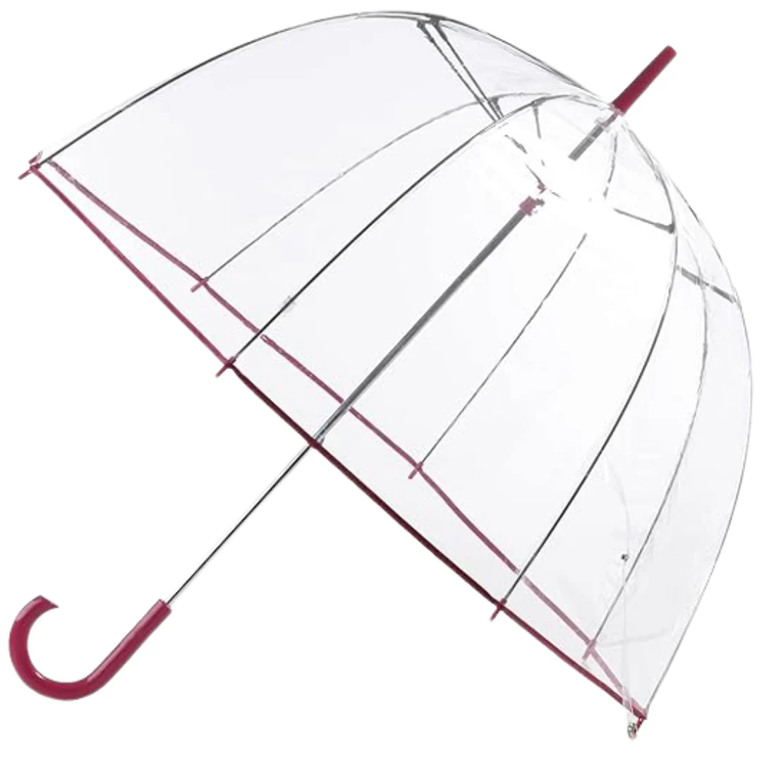 Adult Bubble Umbrella with Clear Dome Canopy for Outdoor Rain Use