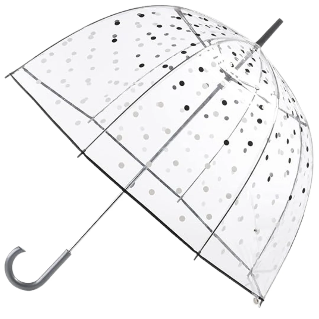 Adult Bubble Umbrella with Clear Dome Canopy for Outdoor Rain Use