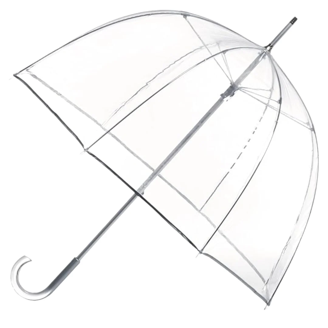 Adult Bubble Umbrella with Clear Dome Canopy for Outdoor Rain Use