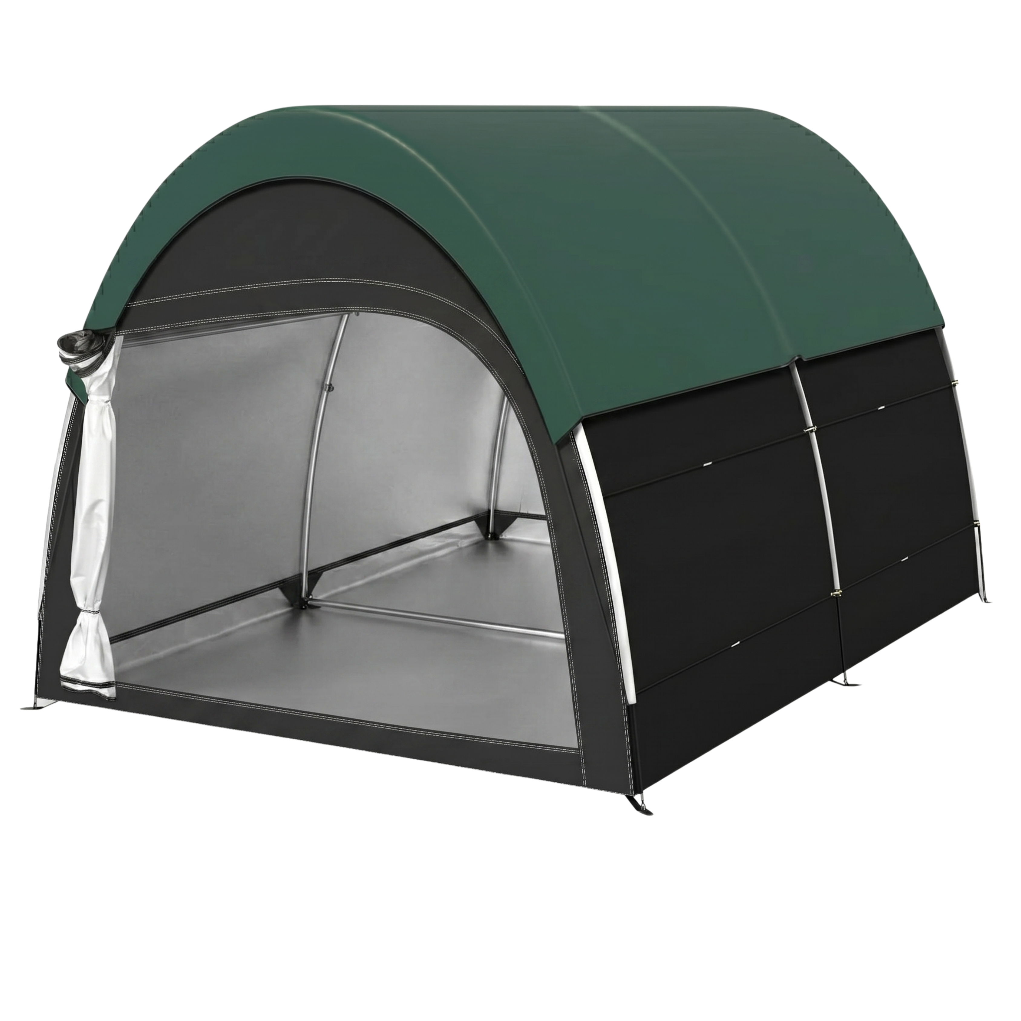 Bicycle Storage Tent 210D Fabric Enclosure with Fiberglass Frame