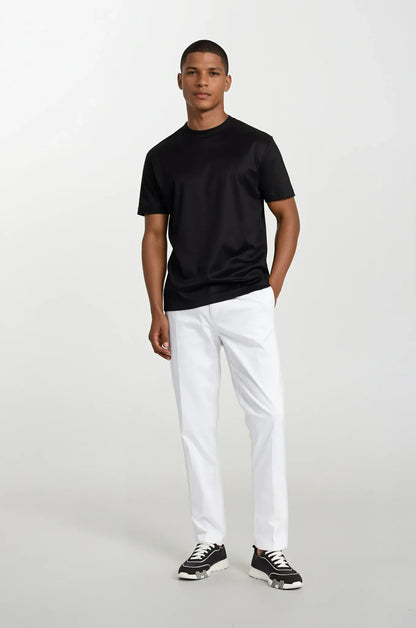 Black Short Sleeve Crew Neck T-Shirt
