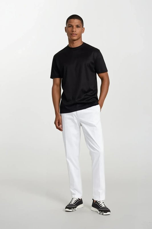 Black Short Sleeve Crew Neck T-Shirt