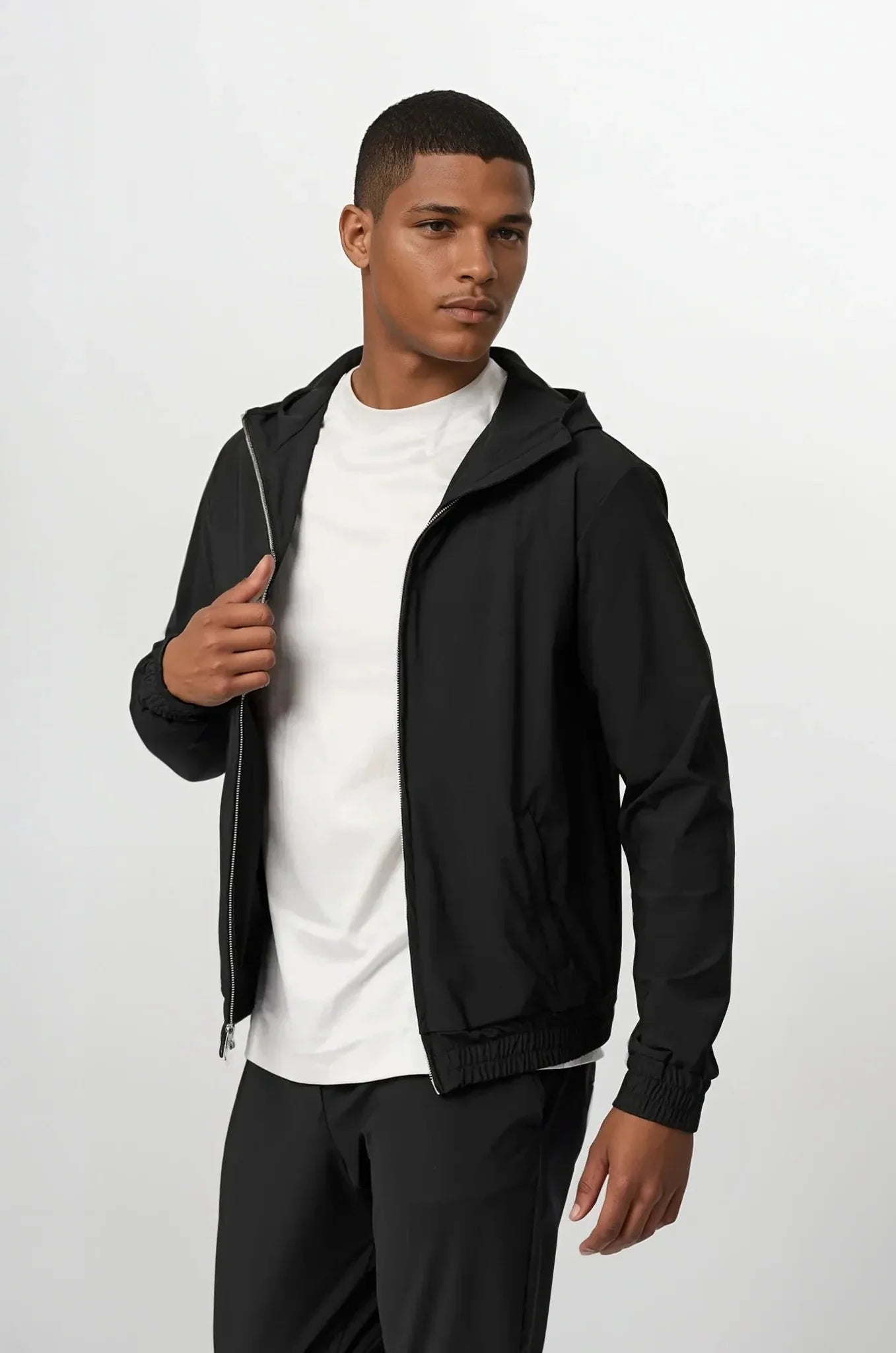 Hooded Phantom Black Tracksuit