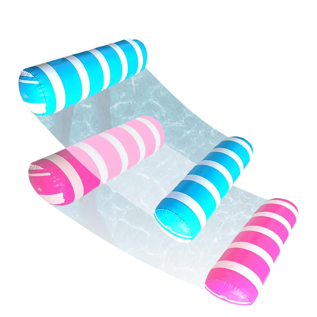 Inflatable 4-in-1 Pool Float Hammock Lounge Chair Set
