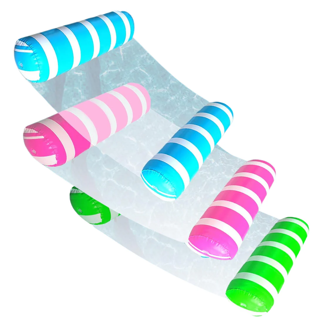Inflatable 4-in-1 Pool Float Hammock Lounge Chair Set