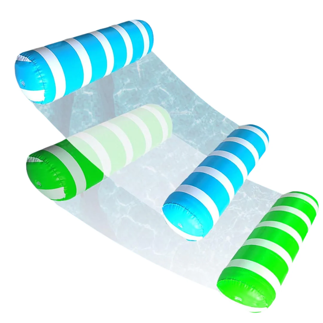 Inflatable 4-in-1 Pool Float Hammock Lounge Chair Set
