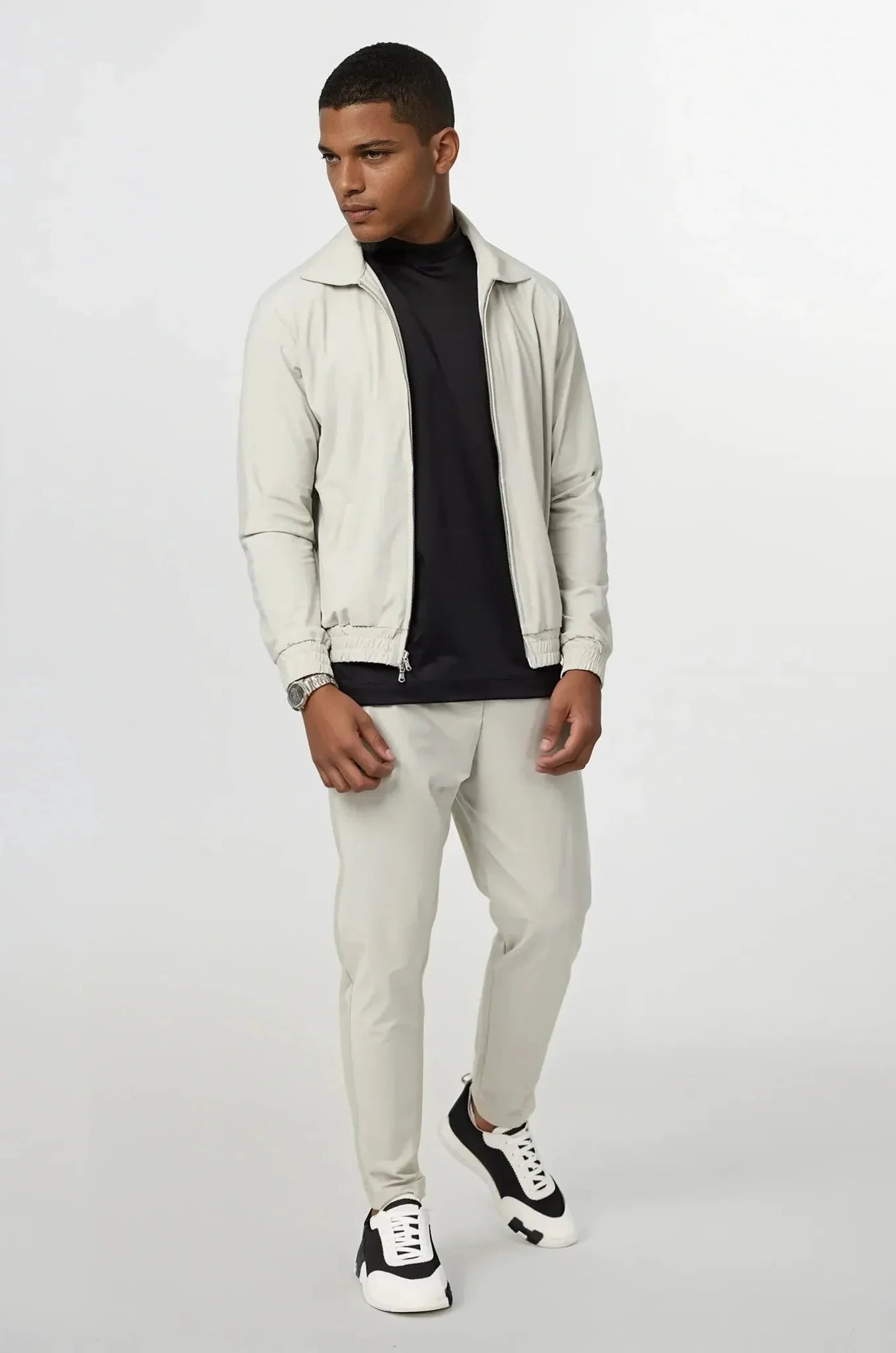 Light-grey Slim Fit Tracksuit