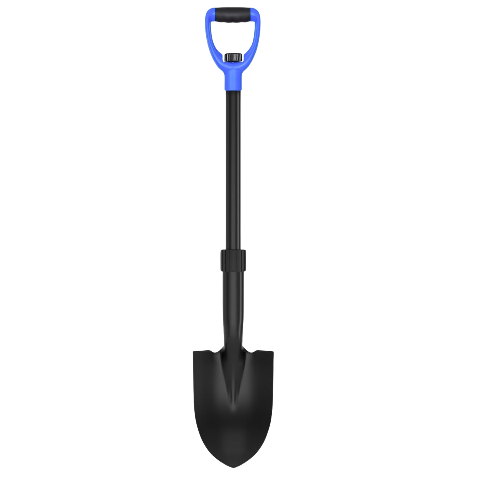 Metal Garden Spade Shovel with Fiberglass Handle for Soil Digging