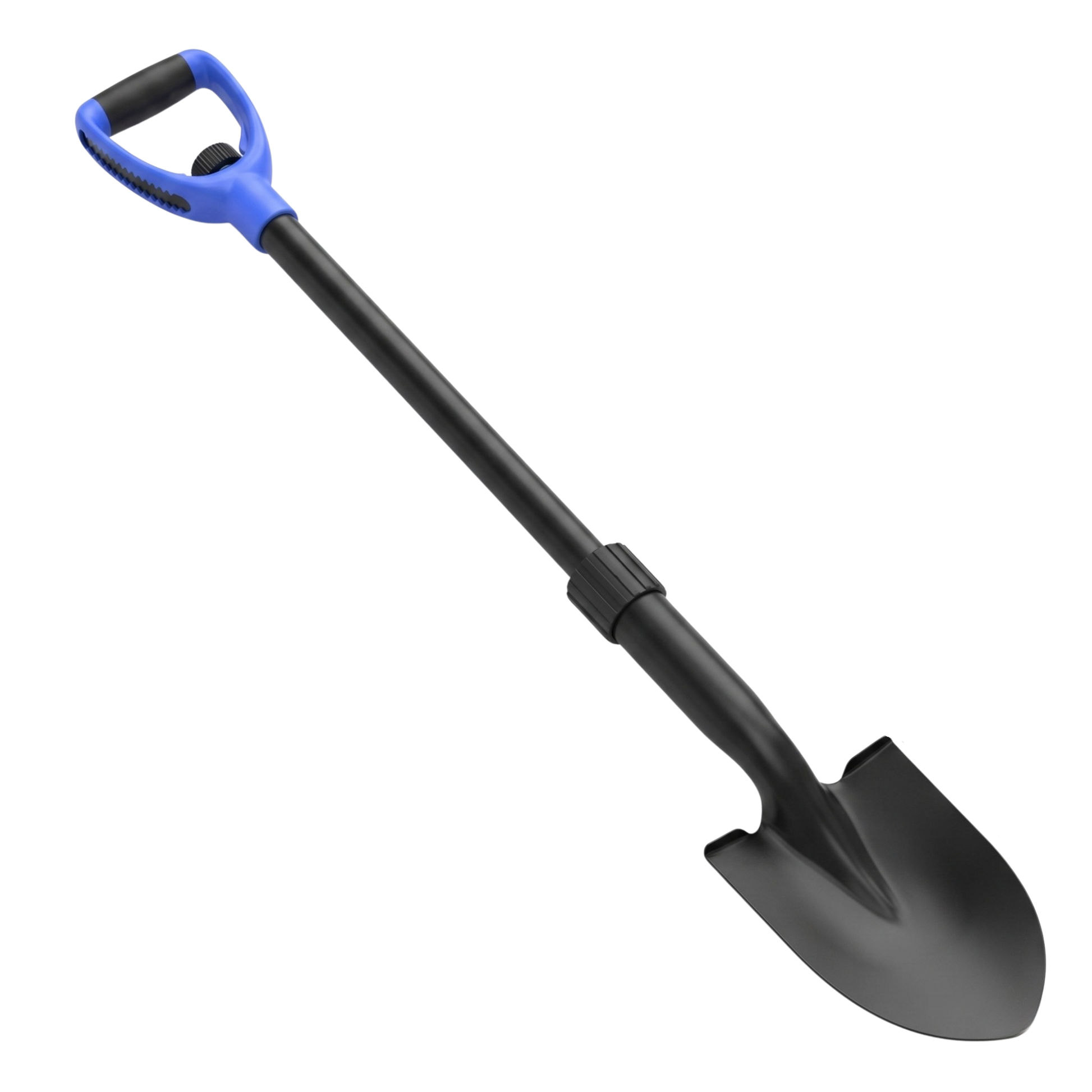 Metal Garden Spade Shovel with Fiberglass Handle for Soil Digging