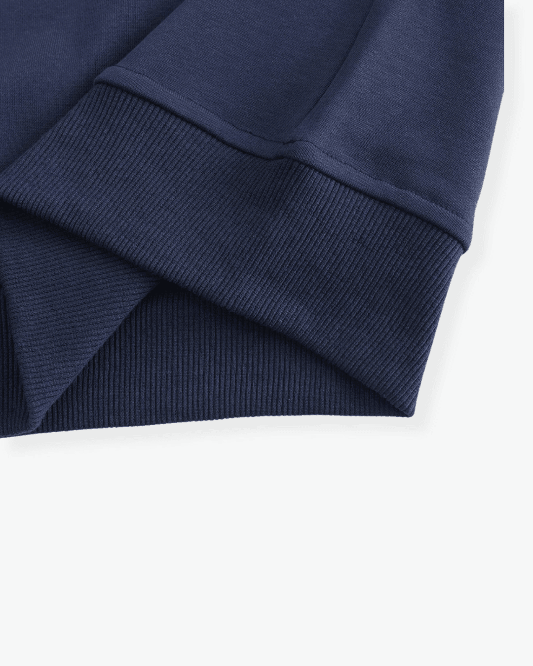 Navy Zip Sweater with Black Trousers and Loafers