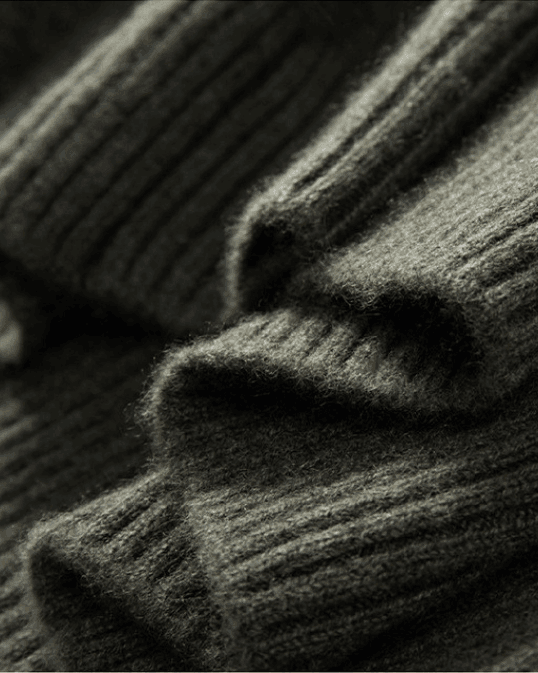 Close-up of a textured fabric with ribbed pattern