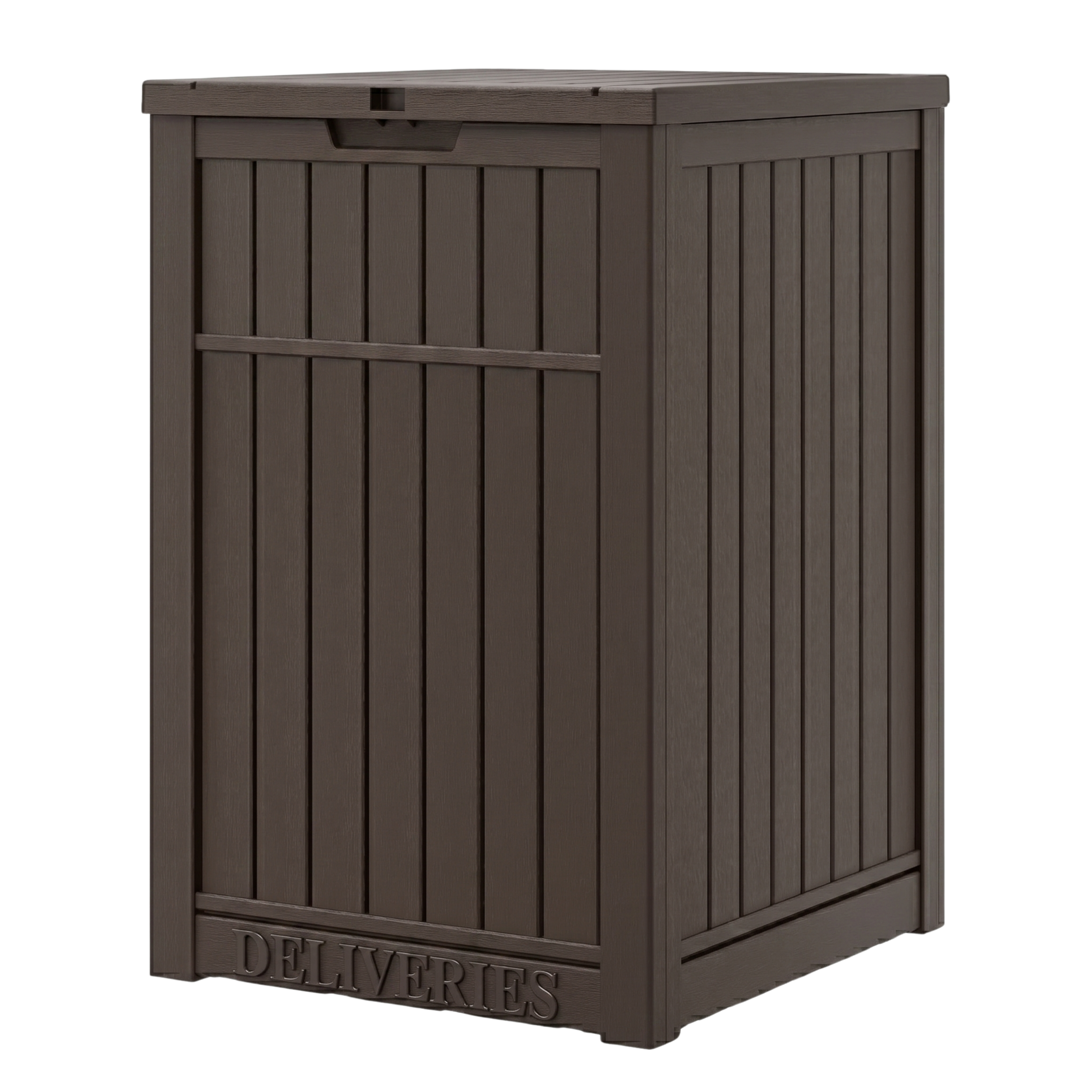 Package Delivery Box 181.6 L Resin Parcel Storage with Sign Panel