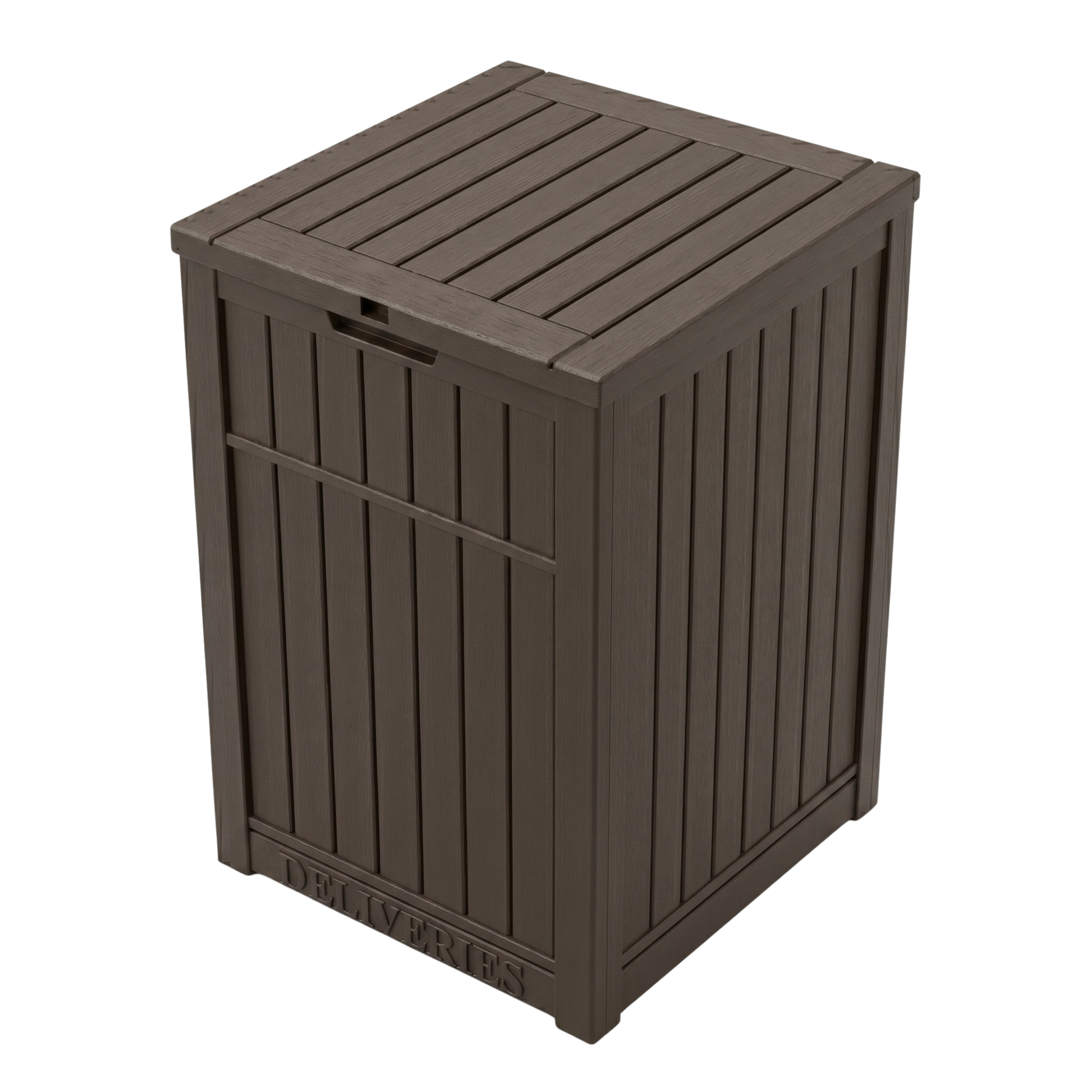 Package Delivery Box 181.6 L Resin Parcel Storage with Sign Panel