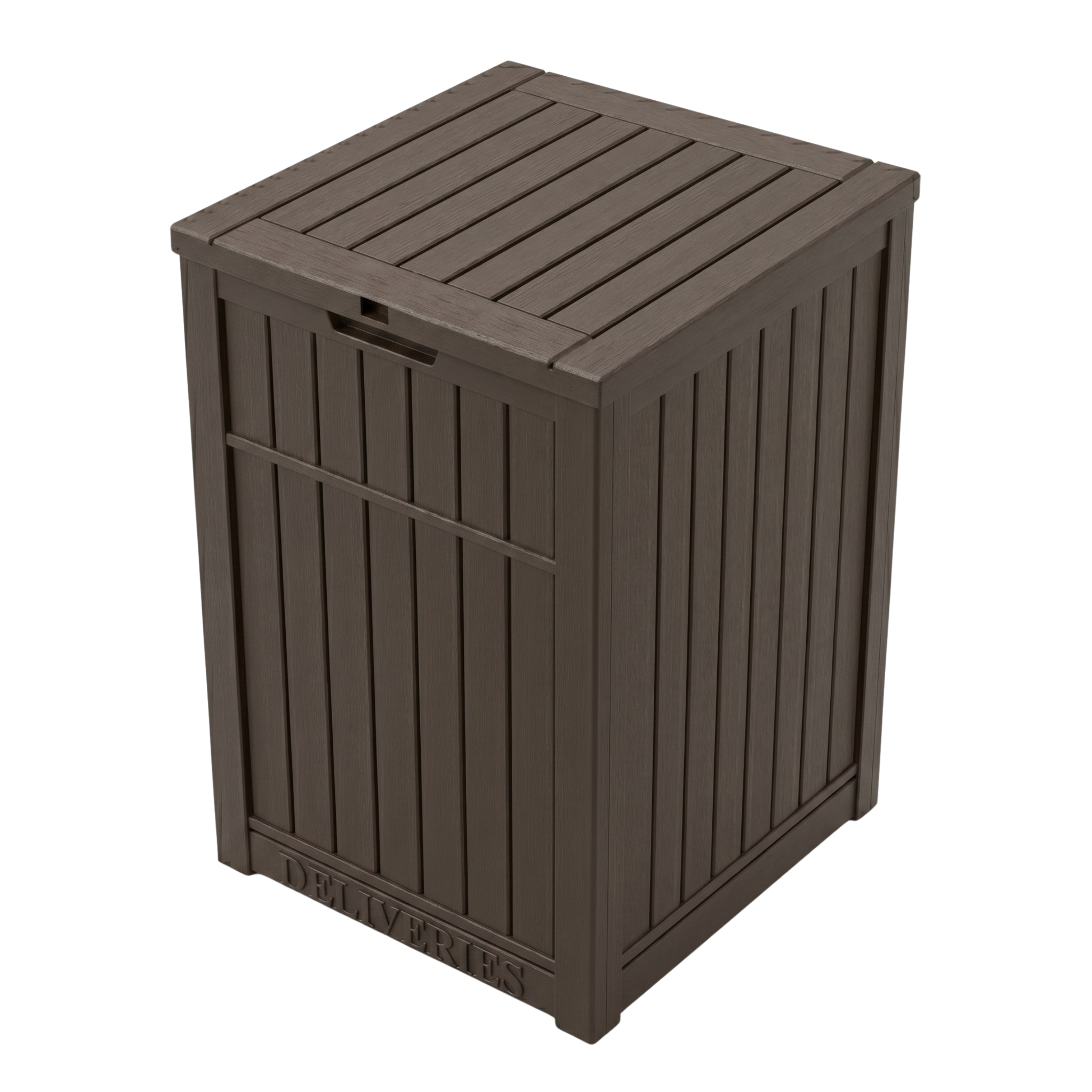 Package Delivery Box 181.6 L Resin Parcel Storage with Sign Panel