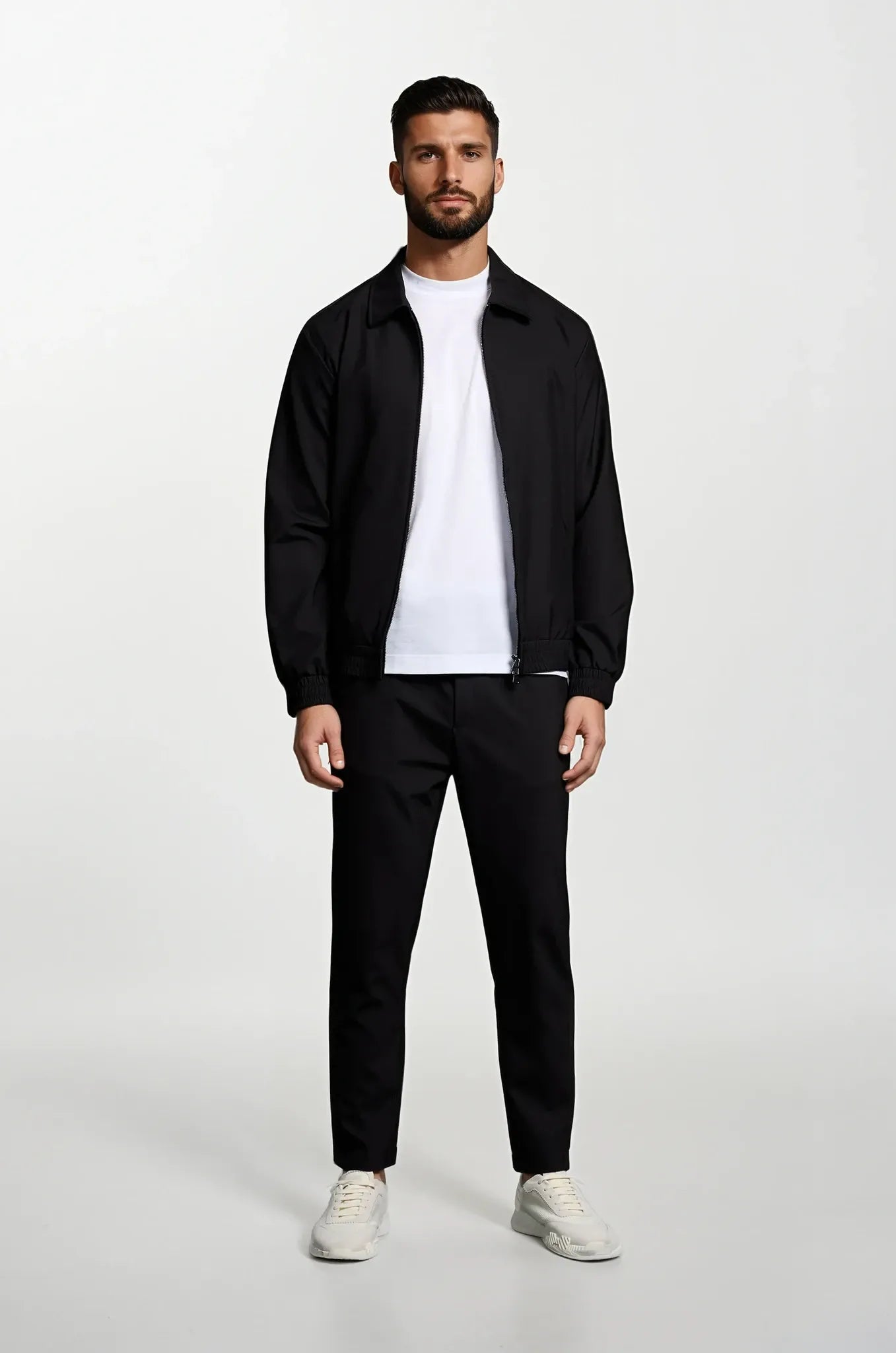 Phantom Black Tracksuit – Slim Fit