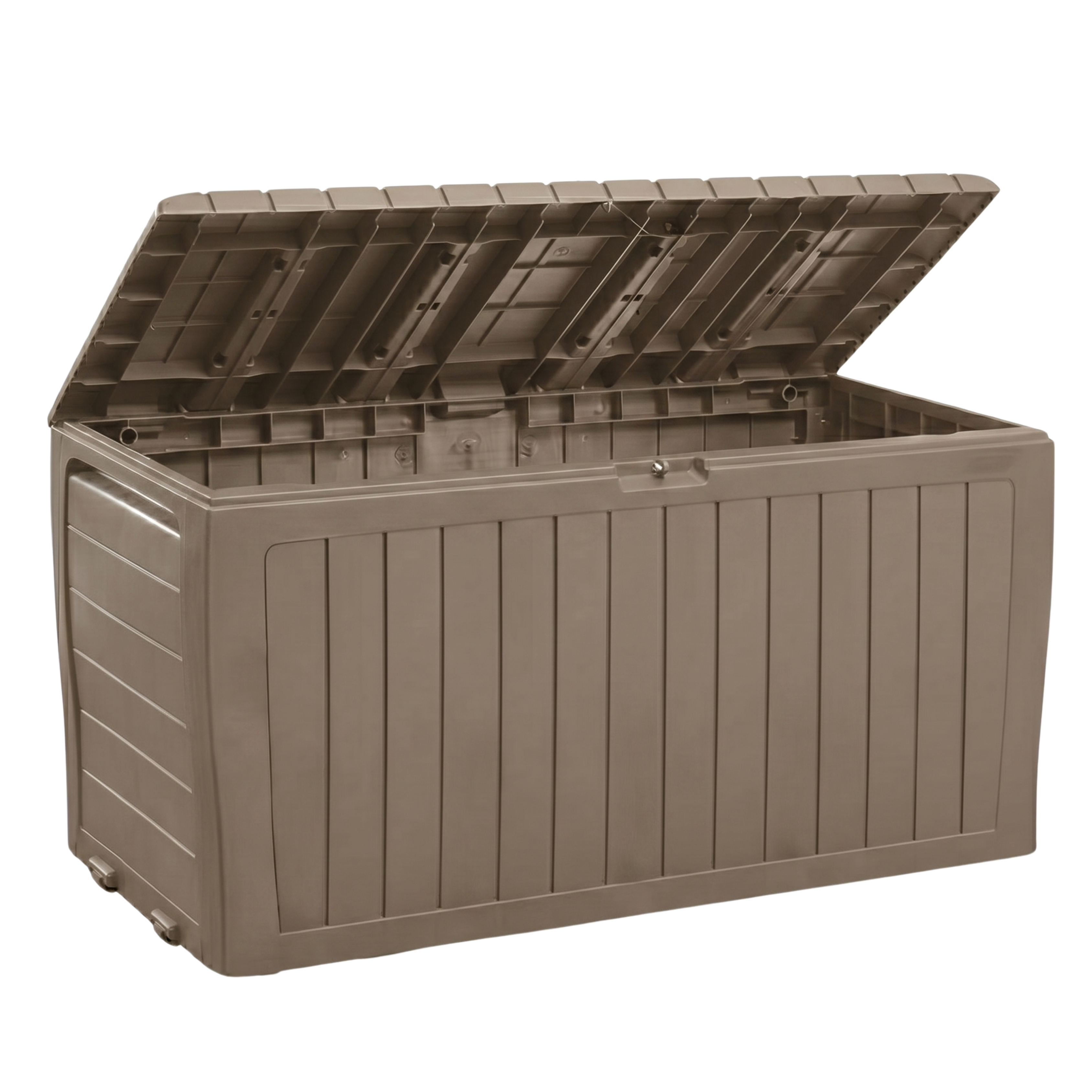 Resin Deck Storage Box 228 L Capacity Lockable Patio Organizer
