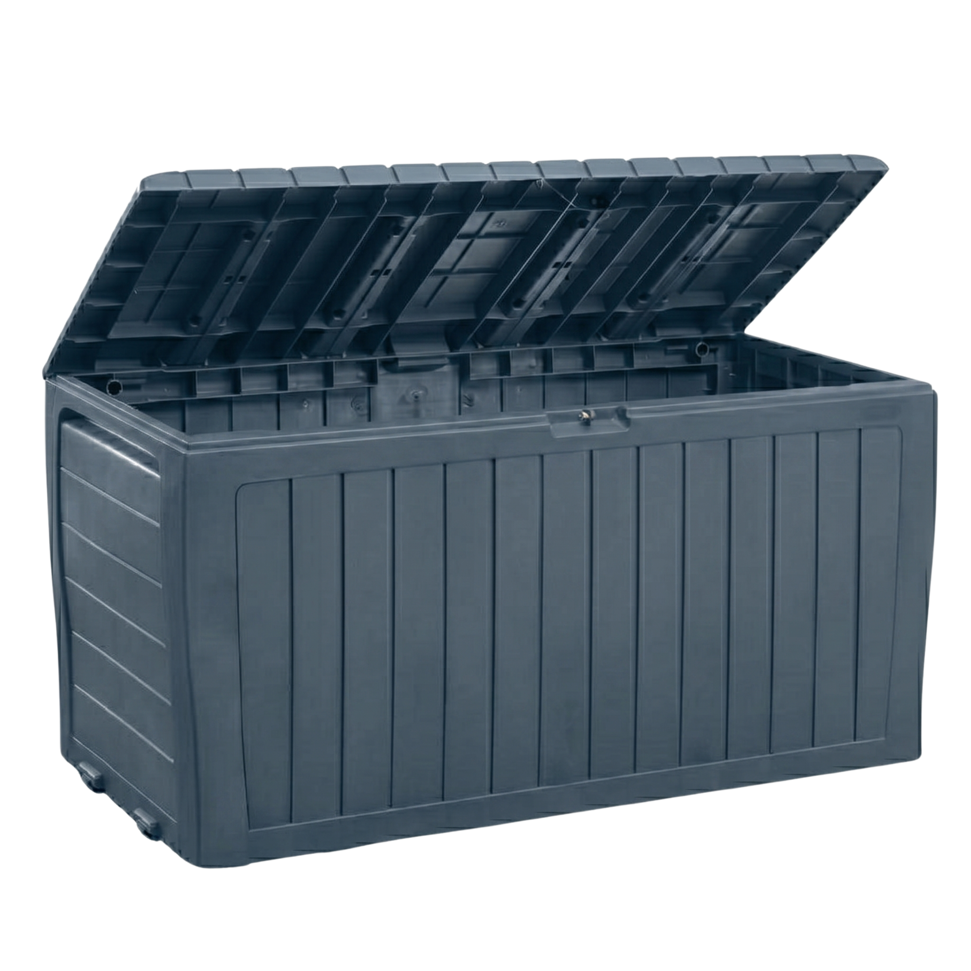 Resin Deck Storage Box 228 L Capacity Lockable Patio Organizer