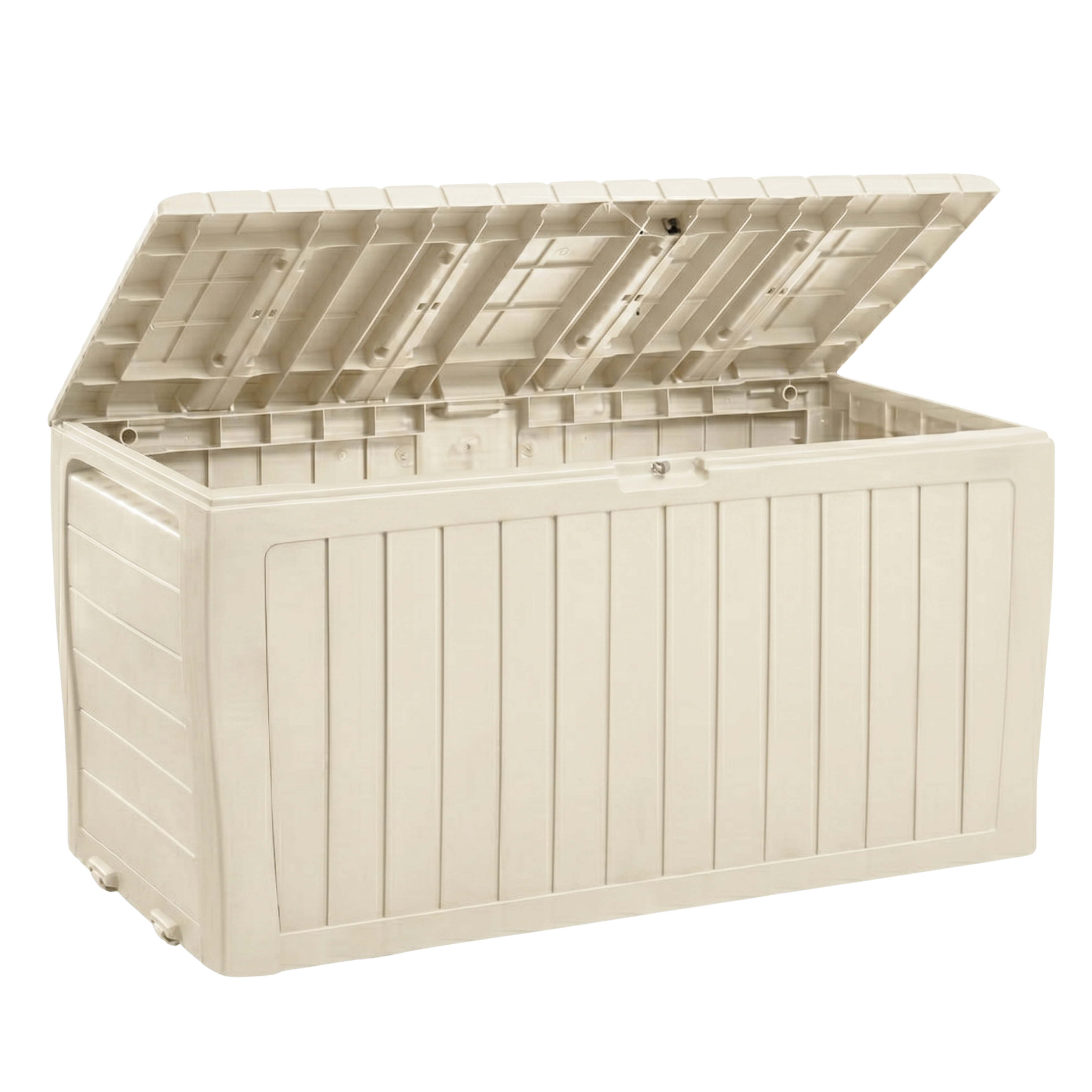 Resin Deck Storage Box 228 L Capacity Lockable Patio Organizer