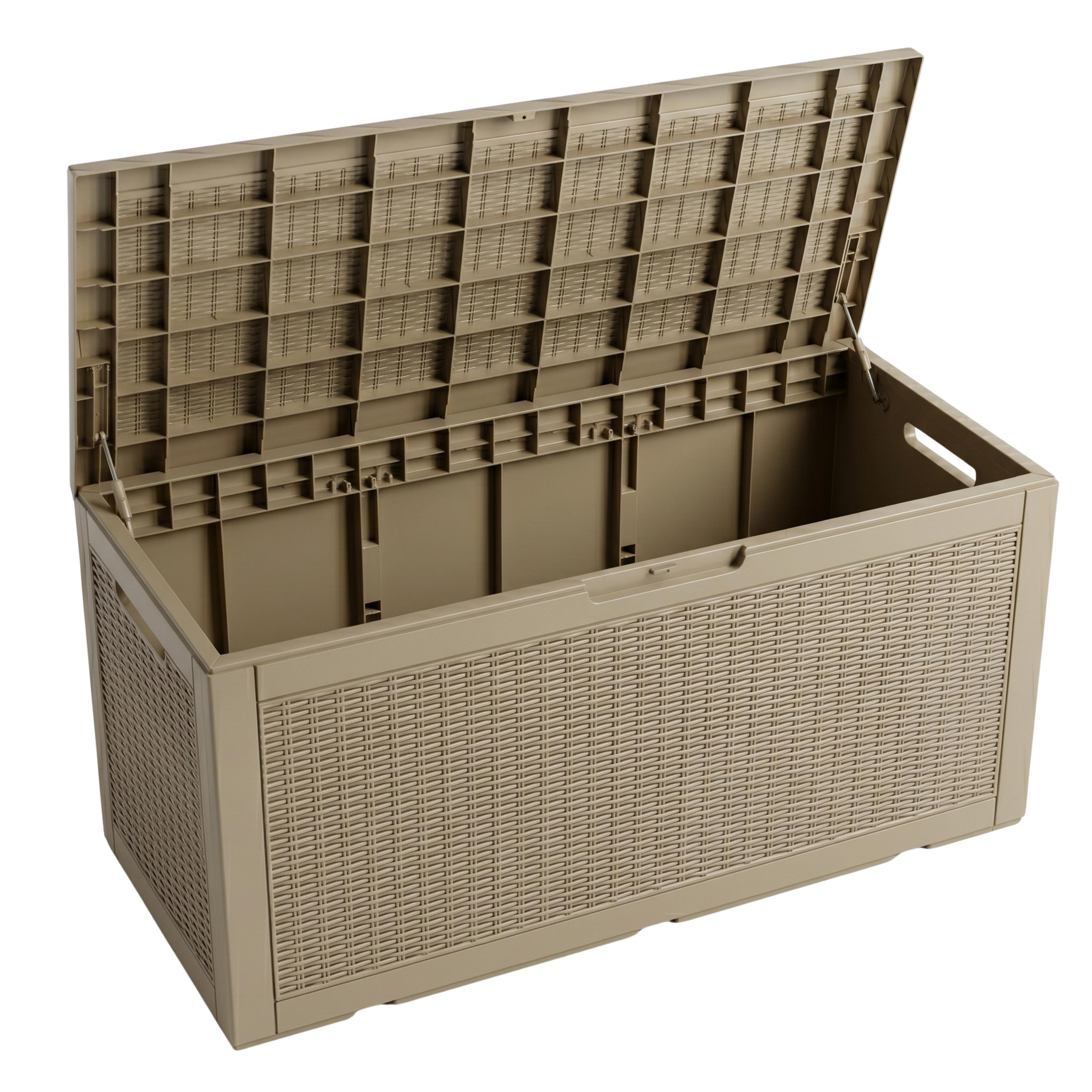 Resin Deck Storage Box 417 liters Capacity Patio Garden Tool Storage
