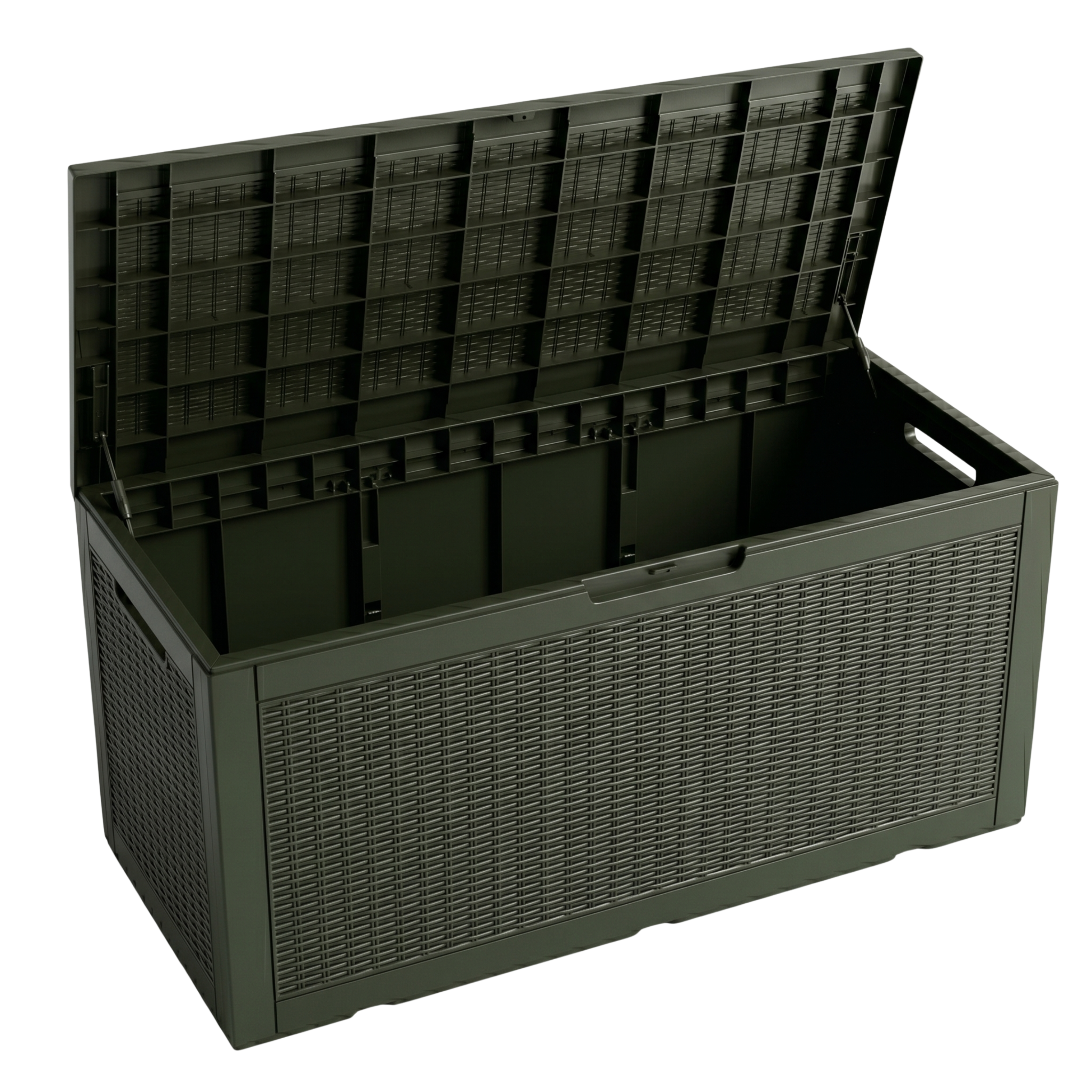 Resin Deck Storage Box 417 liters Capacity Patio Garden Tool Storage
