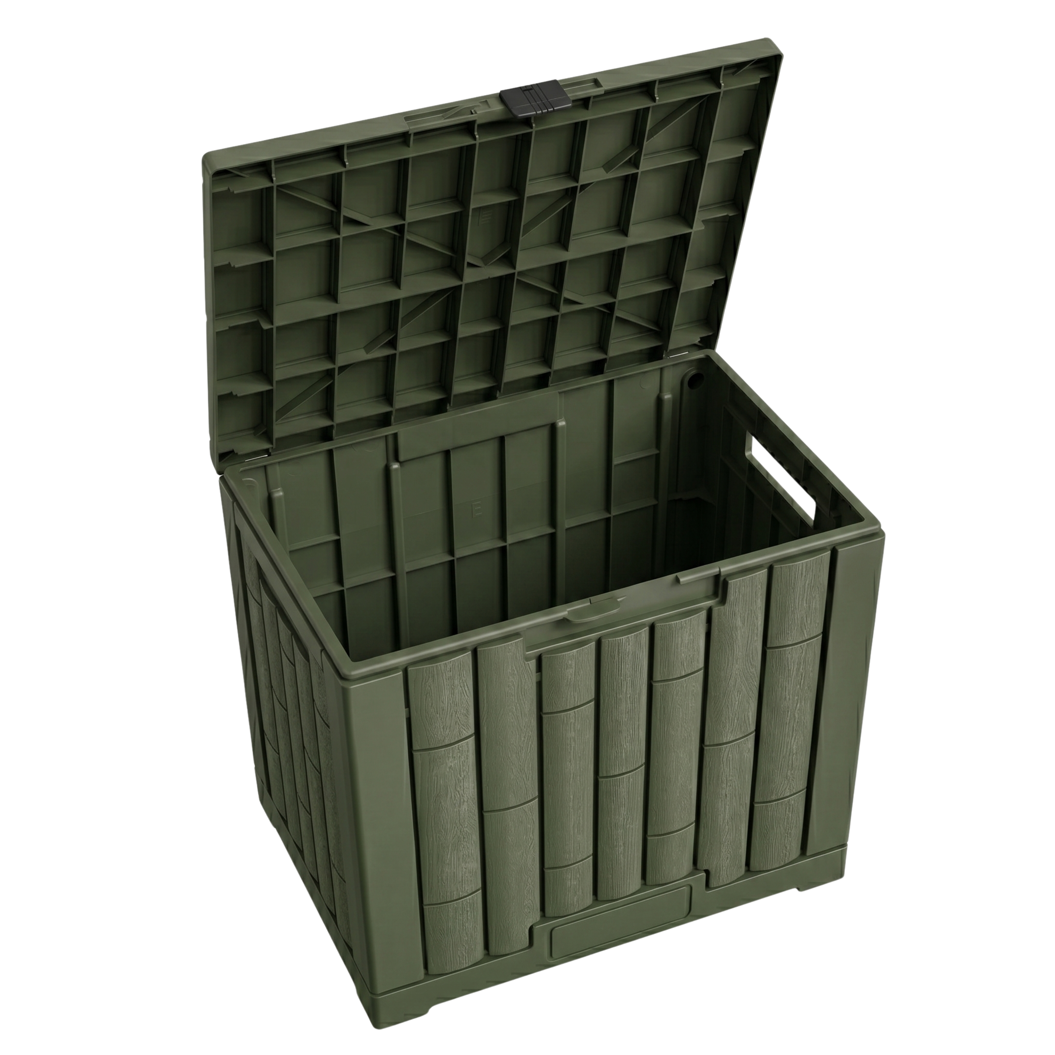 Resin Outdoor Storage Box 117.3 L Capacity Deck Organizer Bin