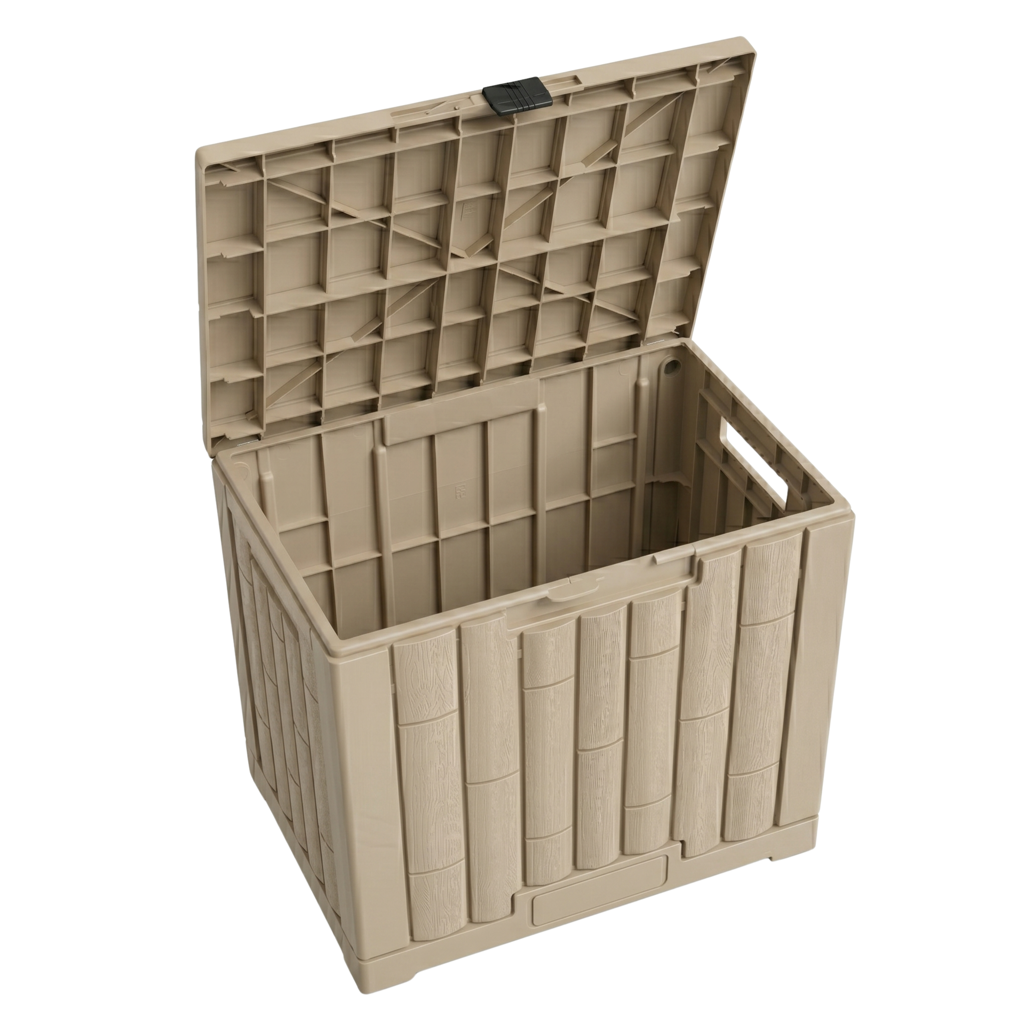 Resin Outdoor Storage Box 117.3 L Capacity Deck Organizer Bin