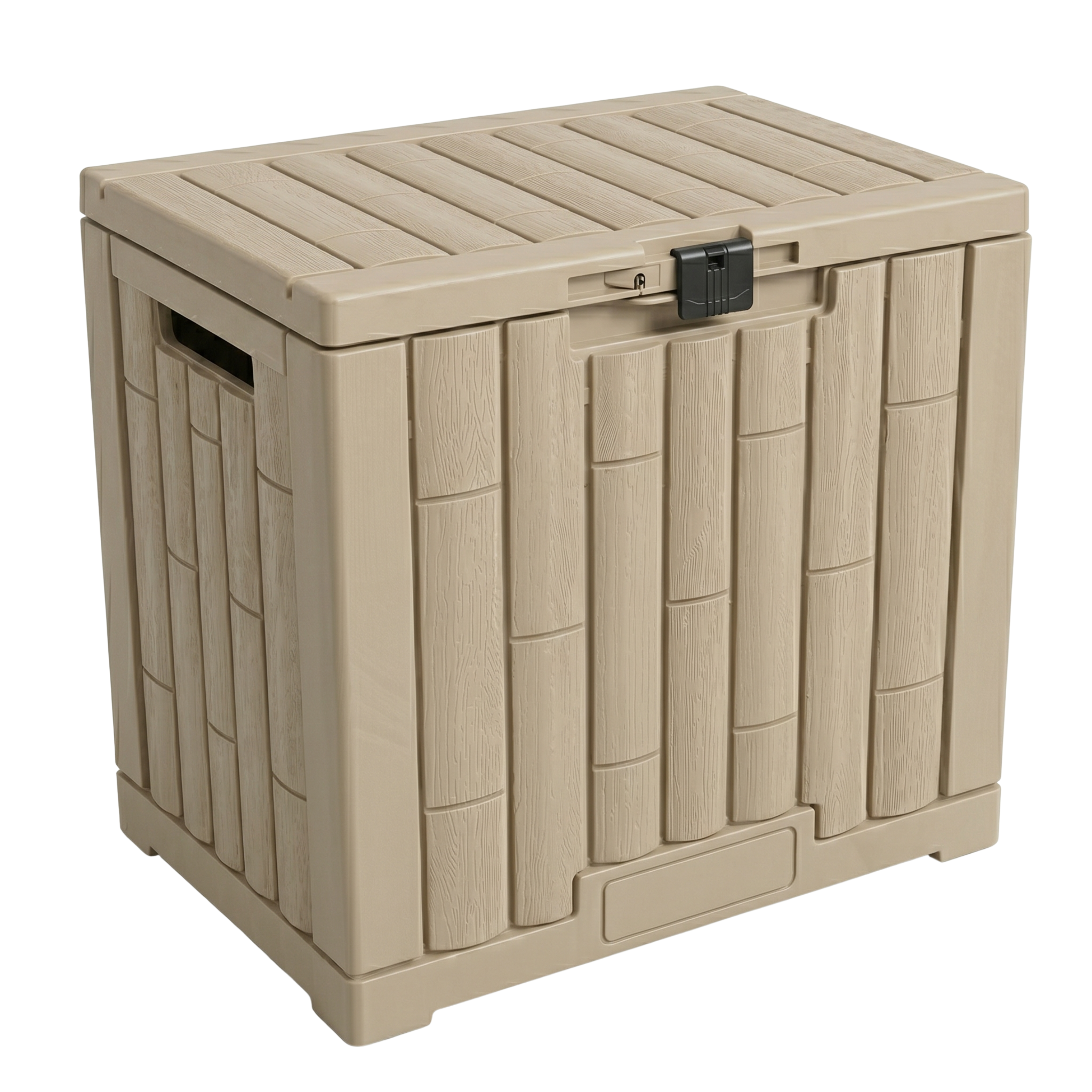 Resin Outdoor Storage Box 117.3 L Capacity Deck Organizer Bin