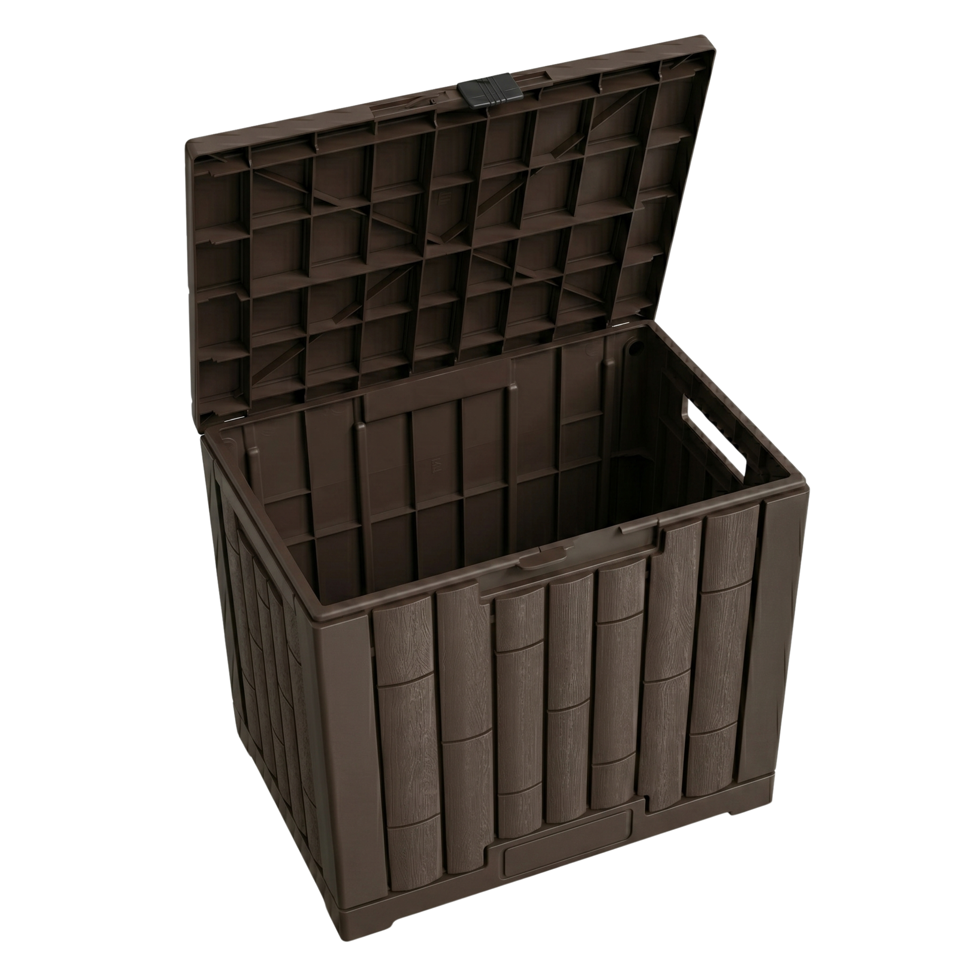 Resin Outdoor Storage Box 117.3 L Capacity Deck Organizer Bin