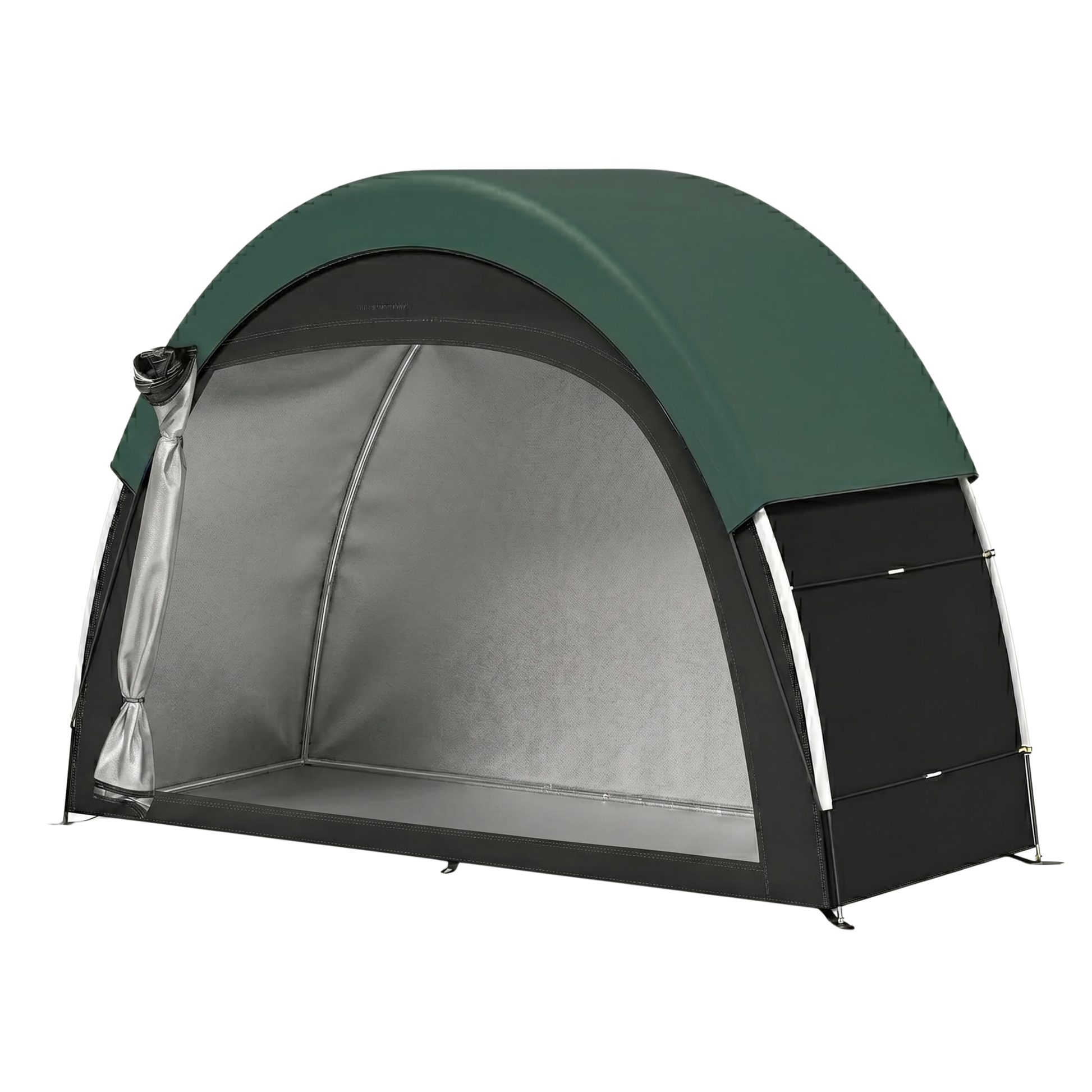 Bicycle Storage Tent 210D Fabric Enclosure with Fiberglass Frame