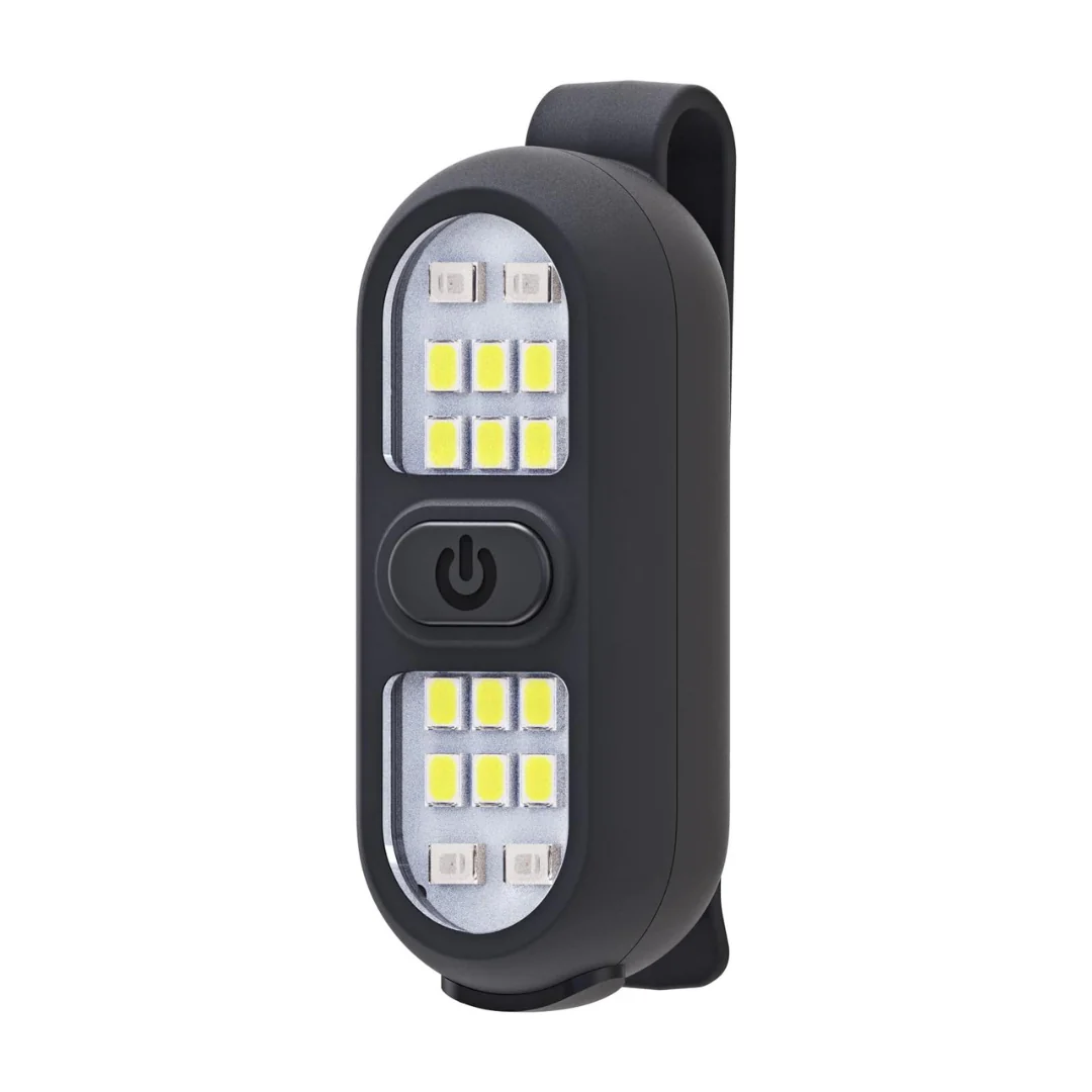 Clip On Rechargeable Running Lights for Night Walking and Hiking
